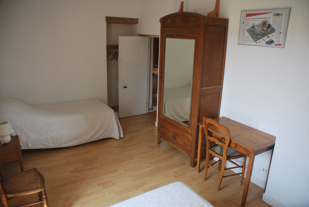 Dormitori de 2 camas - Casa rural de alquiler para 6 a 7 personas en Surgeres cerca de La Rochelle costa atlantica de Francia